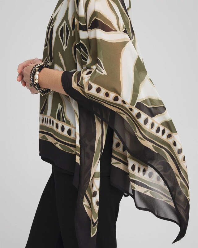 Travelers Paisley Chiffon Layer Top - image 4